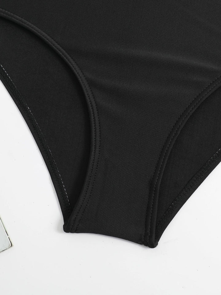 Dame Højtaljet Bladmønster Bikini-Sæt Stilla