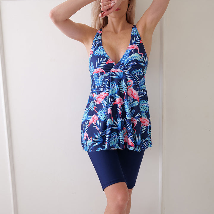 Femme Tankini badetøj med højtaljede bukser Stilla