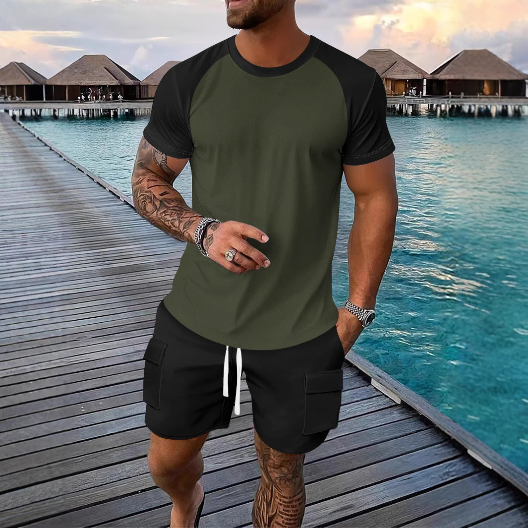 Herre Sports T-shirt med raglanærmer Stilla