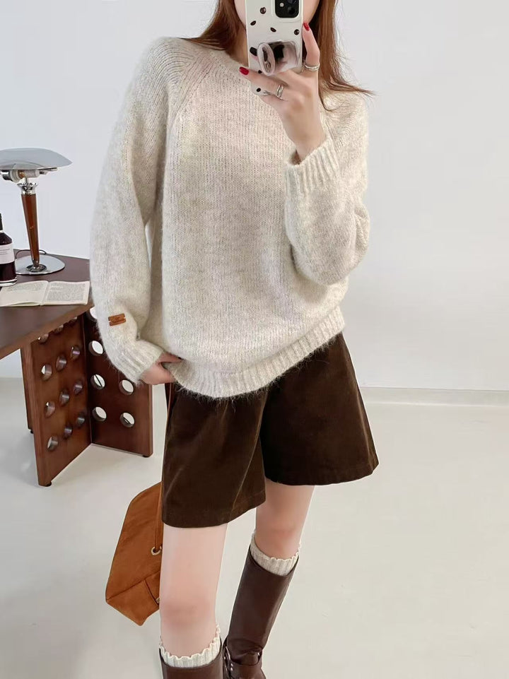 Kvinders bløde strikket sweater med en afslappet pasform Stilla