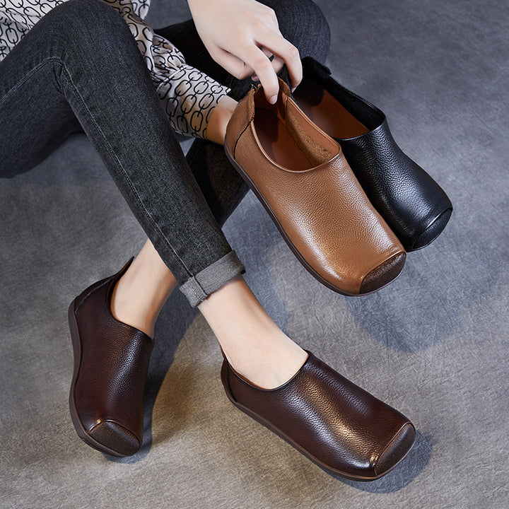 Dame Slip-On Læder Clogs med Komfortfodbed Stilla