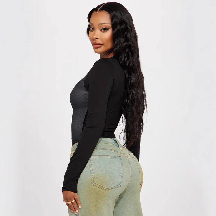 Dame Langærmet Bodysuit Skovae