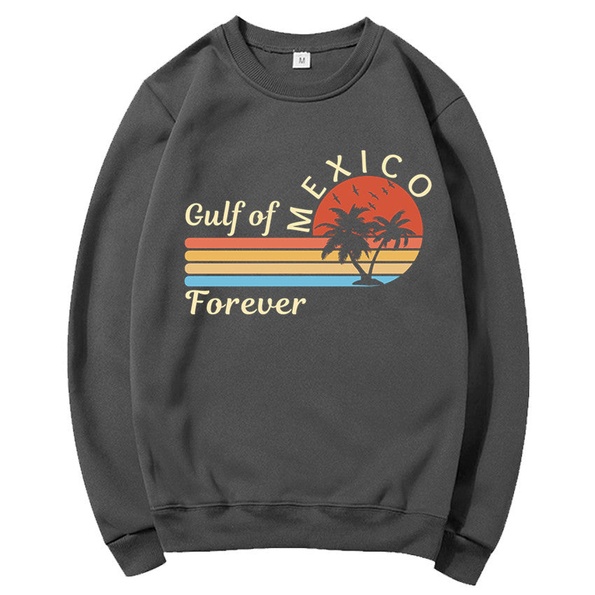 Kvindernes sweatshirt med tropisk grafisk design og moderne print Stilla