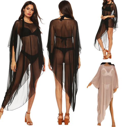 Dame gennemsigtig Strandkimono Stilla