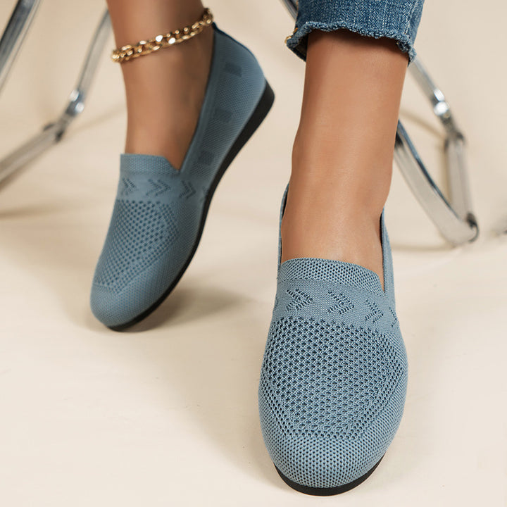 Dame Åndbare Slip-On Espadrilles med fleksibel Sål Stilla
