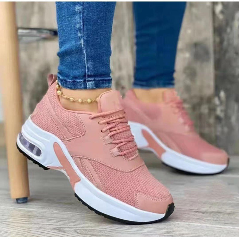 Damer Sporty Sneakers med optimal Dæmpning og åndbart Mesh-Overflade Stilla