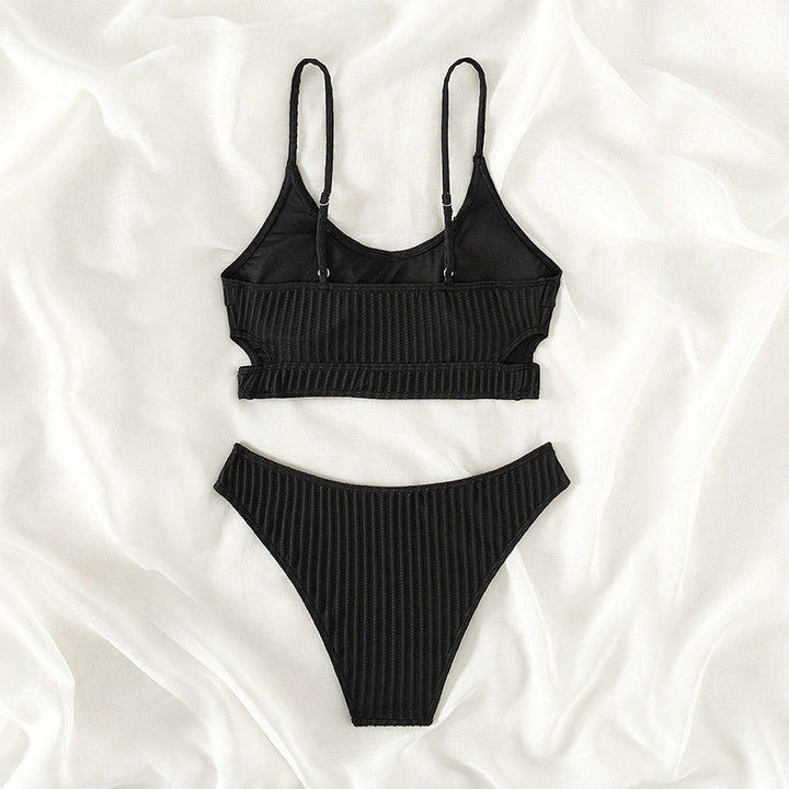 Dame bikini top med sporty snit og justerbare stropper Skovae