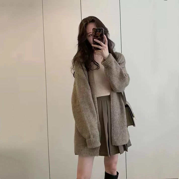 Femme Oversized Komfortabel Cardigan Stilla