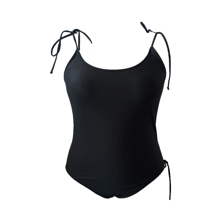 Dame one-piece badedragt med tropisk bladdesign og justerbare stropper Skovae