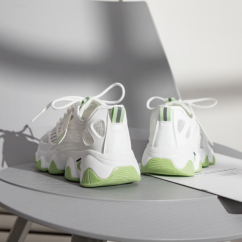 Dame Airy Performance Sneakers med åndbar mesh-overflade og støddæmpende sål Stilla
