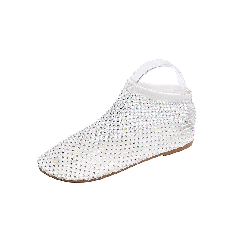 Dame Mesh-Slipper med elastisk rem og luftig struktur Stilla