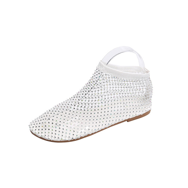Dame Mesh-Slipper med elastisk rem og luftig struktur Stilla