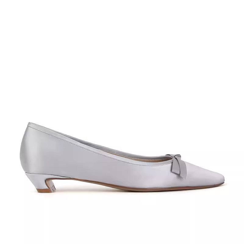 Dame Elegant Bue-Detalje Spidssko Stilla
