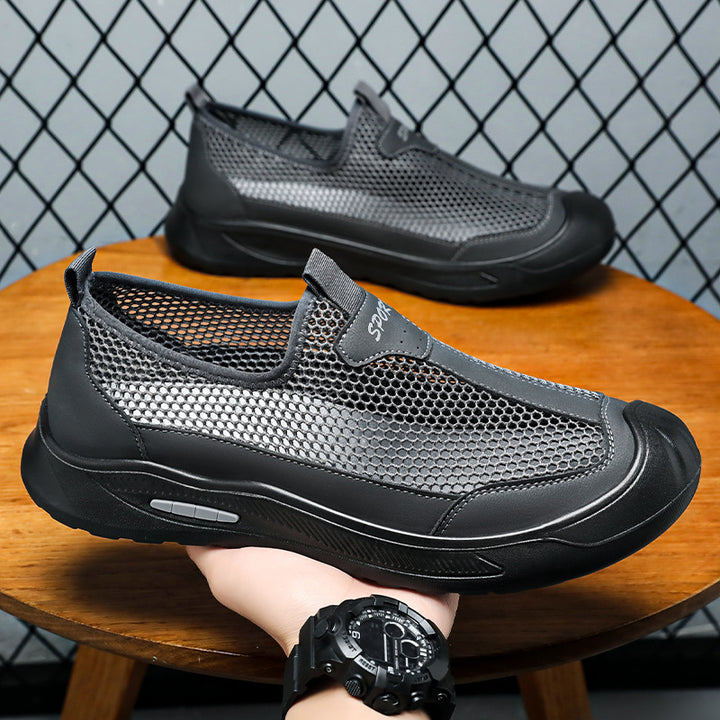 Femme Slip-On Mesh Vand Sko Stilla