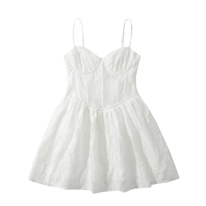 Femme Floral Spids A-line Kjole Stilla