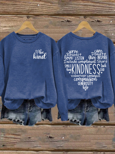 Dame sweatshirt med inspirerende kold design og generøs pasform Stilla