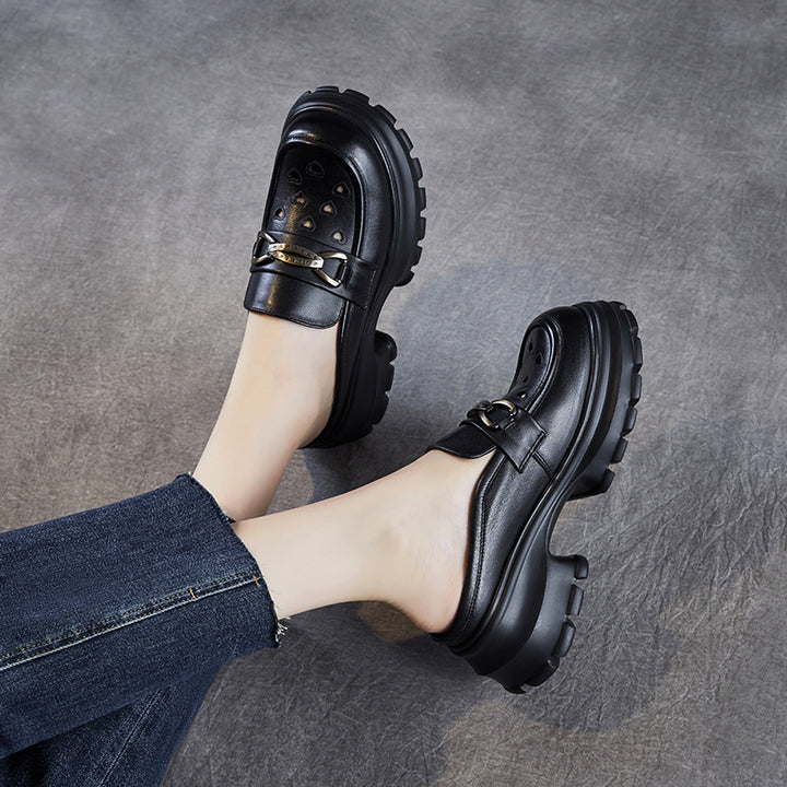Dame Mode Slip-On Clogs med stilfulde hjerte-aussnit Stilla