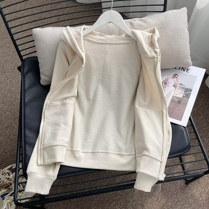Damer casual hoodie jakke med sporty snit Stilla