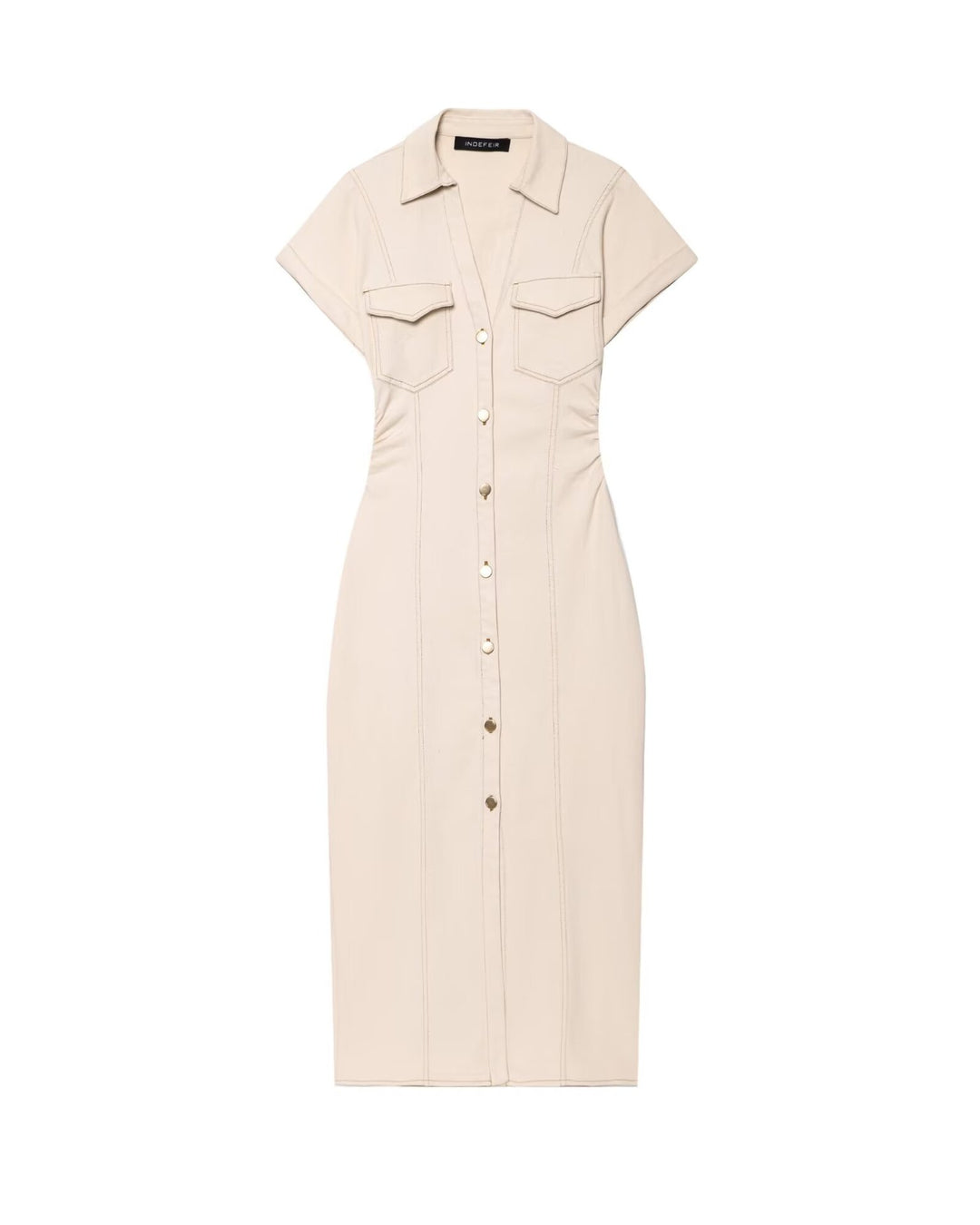 Femme Utility Shirt Kjole Stilla