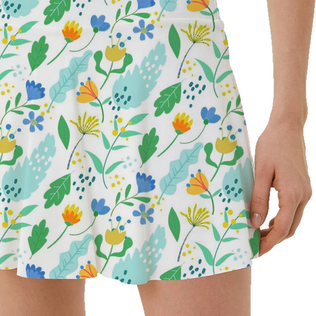 Dame Floral Aktiv Skort Stilla