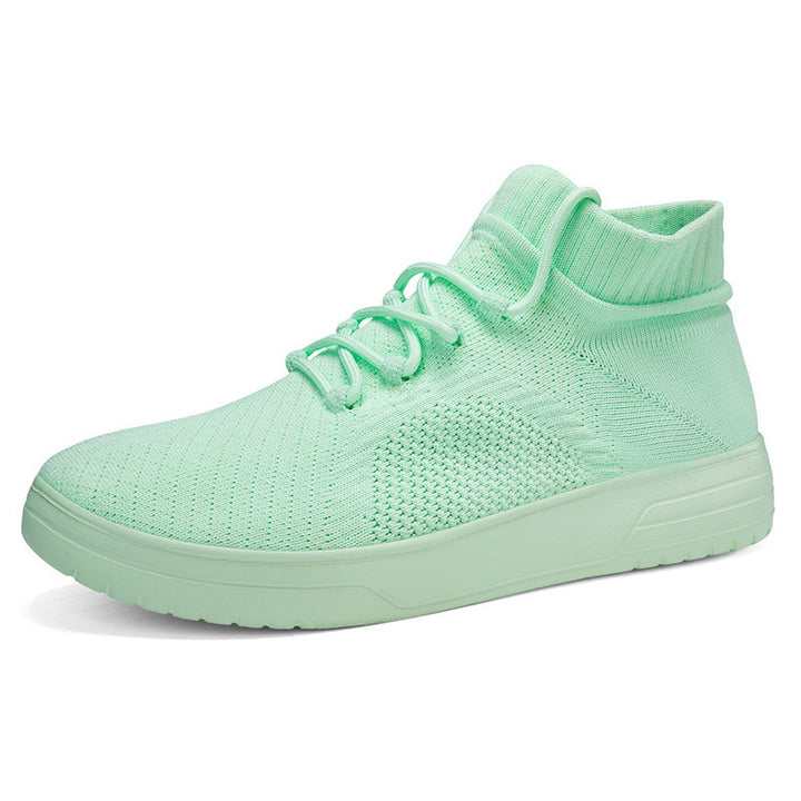 Herrer High-Top Strik Fritid Sneakers Stilla