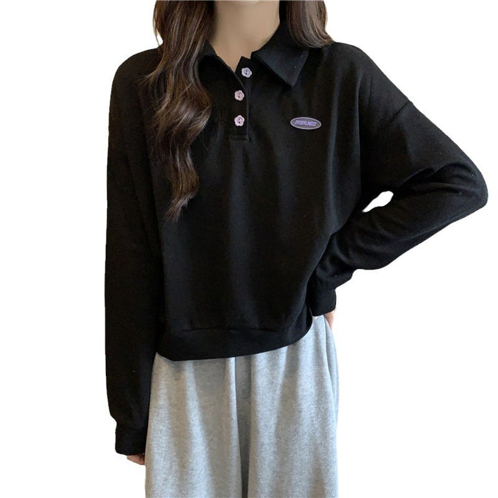 Dame Casual Polo Sweatshirt Stilla