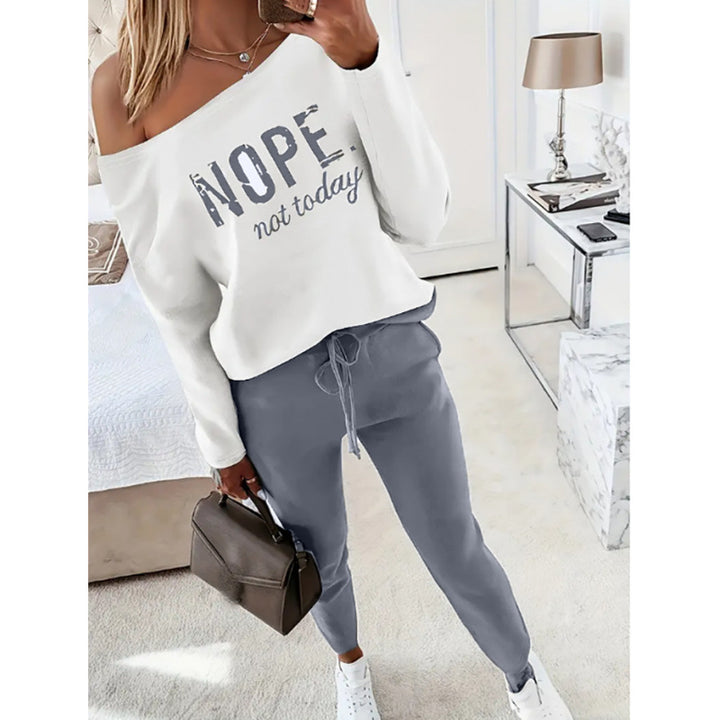 Femme Grafik Loungewear Sæt Stilla