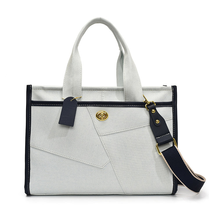 Femme Fashion-Forward Denim Indkøbstaske Stilla