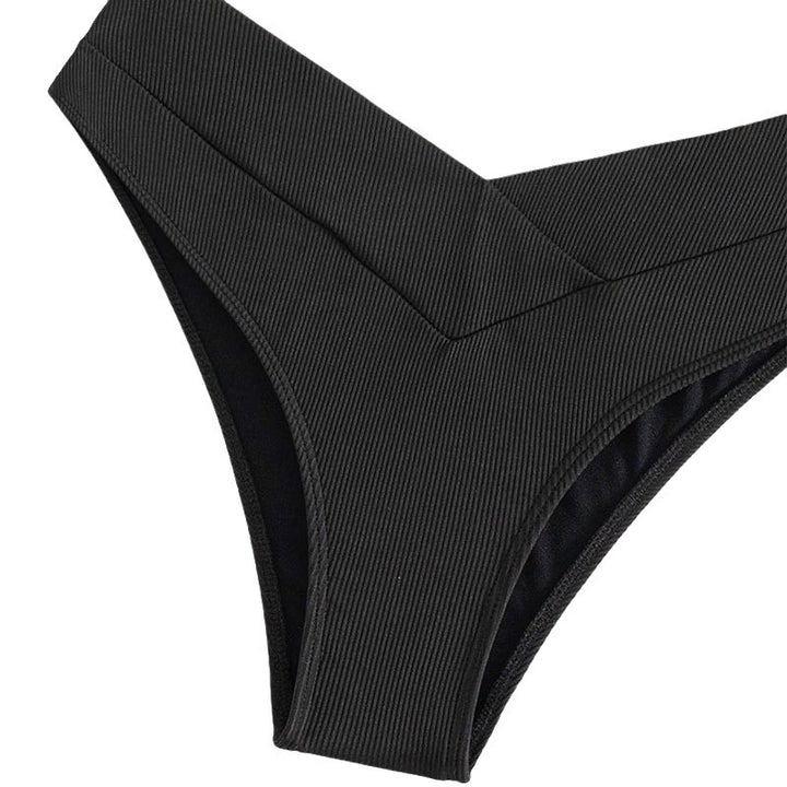 Dame Bikini-Sæt med innovativ V-udskæring og stilfulde krydsdetaljer Stilla
