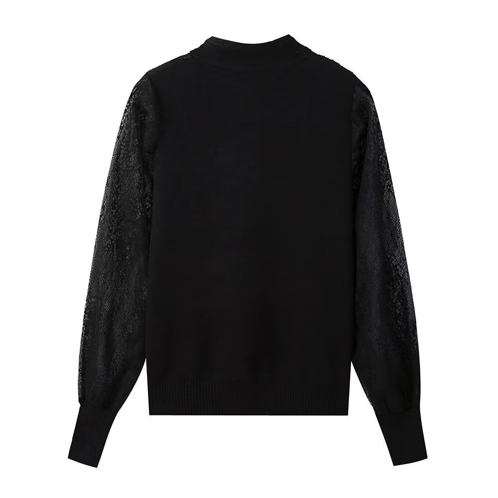 Femme Chic Spids-Detail Pullover Stilla