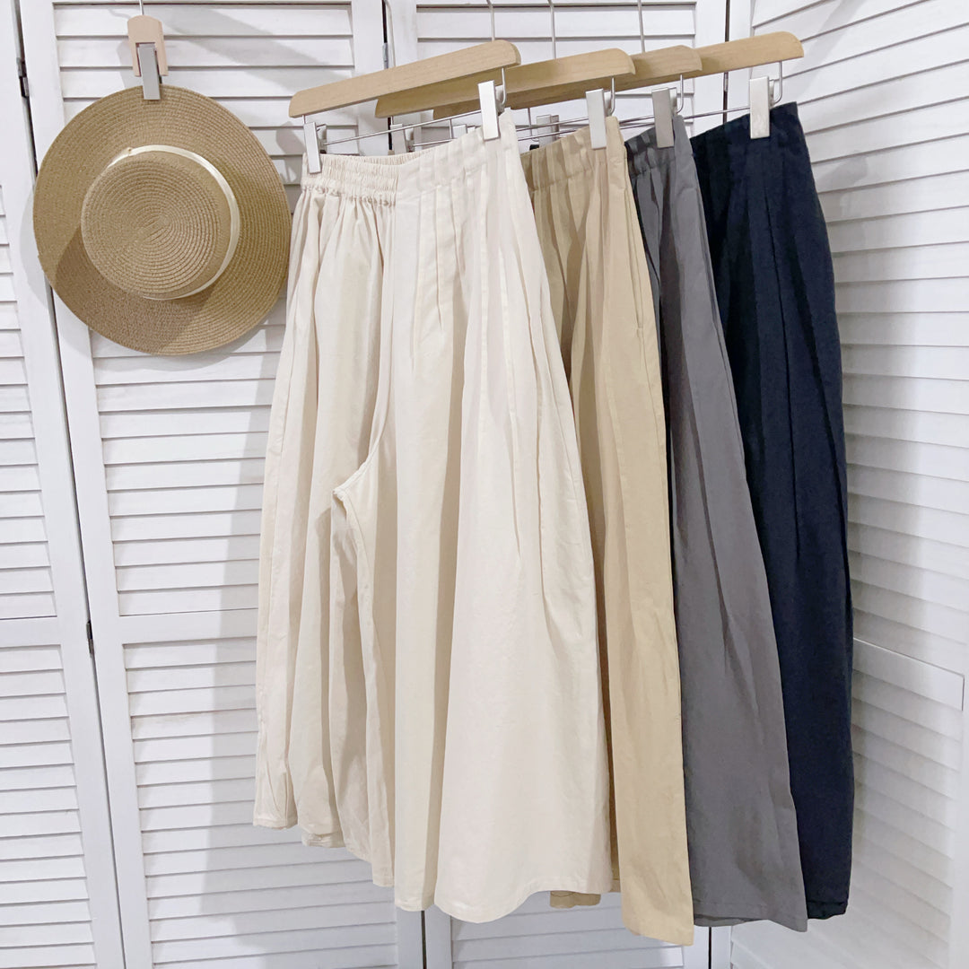 Femme Høj talje Flydende Culottes Stilla