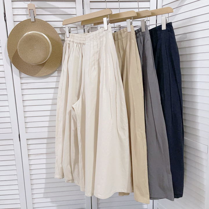 Femme Høj talje Flydende Culottes Stilla