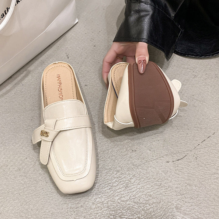Dame Slip-On Mules med dekoreret sløjfe-detalje Stilla