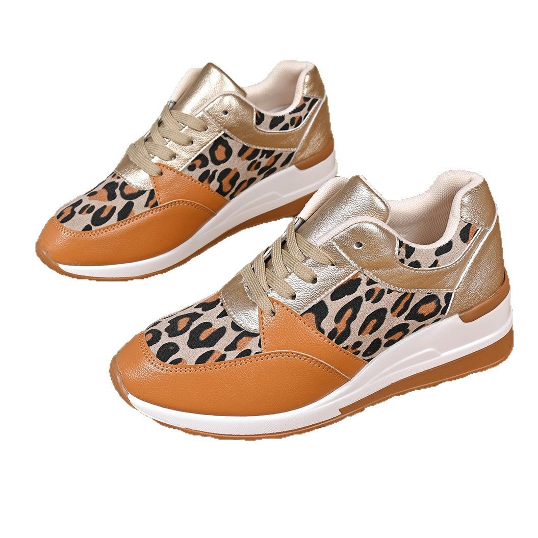 Dame Sporty Sneakers med trendy leopard print og komfortabel dæmpning Stilla