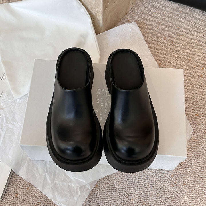 Femme Chunky Slip-On Clogs med forhøjet hæl Stilla