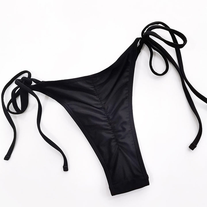 Dame triangel-bikini med justerbare bånd og komfortabel pasform Skovae