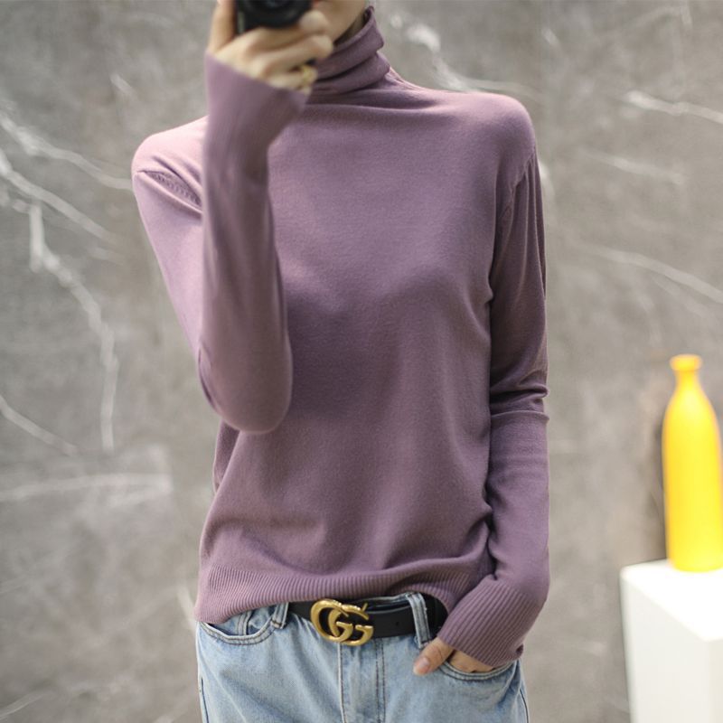 Kvindernes høj kvalitet turtleneck sweater Stilla