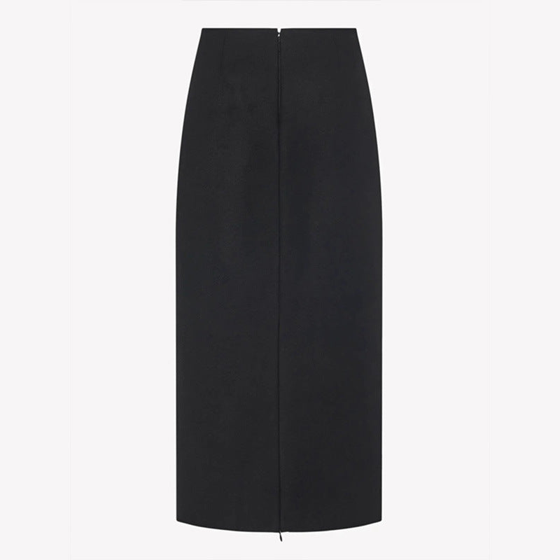 Kvindernes elegante maxi-nederdel med høj talje og minimalistisk silhuet Stilla