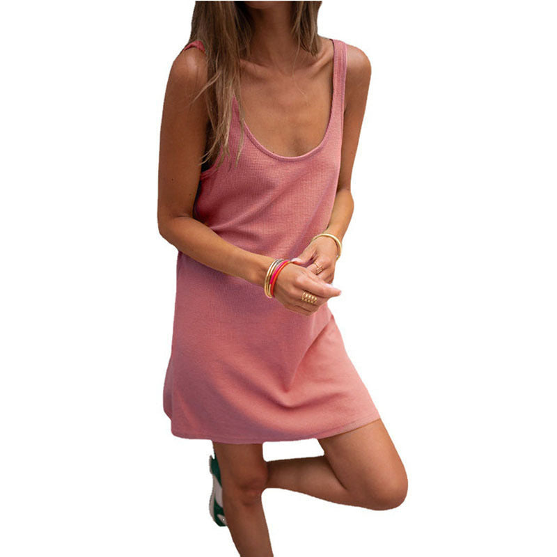 Dame Fritid Ærmeløst Dagkjole Stilla