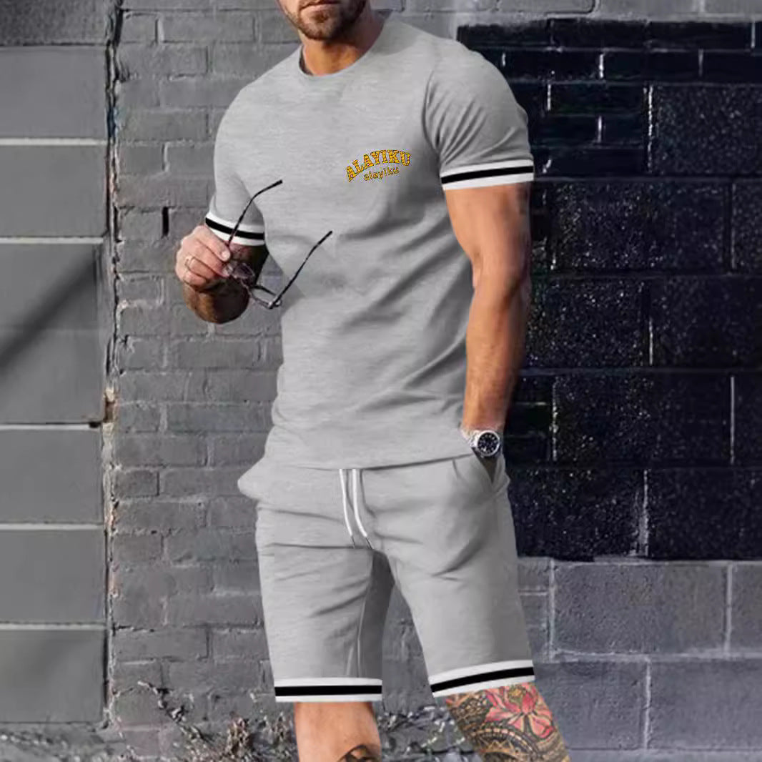 Herrer Sports T-Shirt og Shorts Sæt Stilla