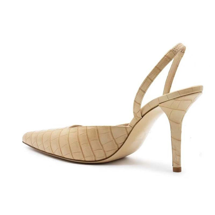 Femme Elegante Slingback Spidse Tæer Hæle Stilla