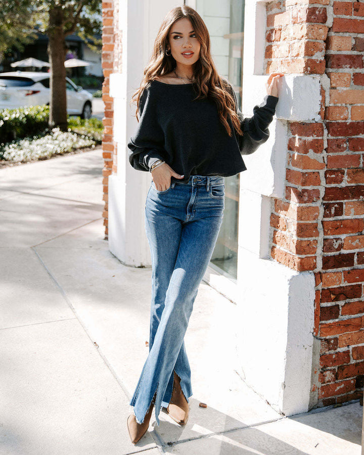 Dame flared jeans Stilla