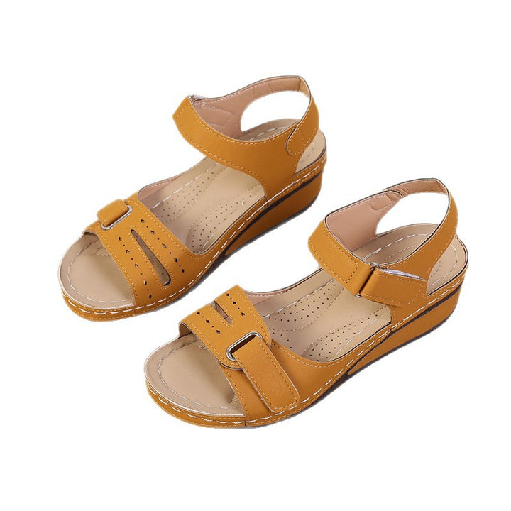 Dame Wedge-sandaler med justerbar rem og anatomisk fodseng Stilla