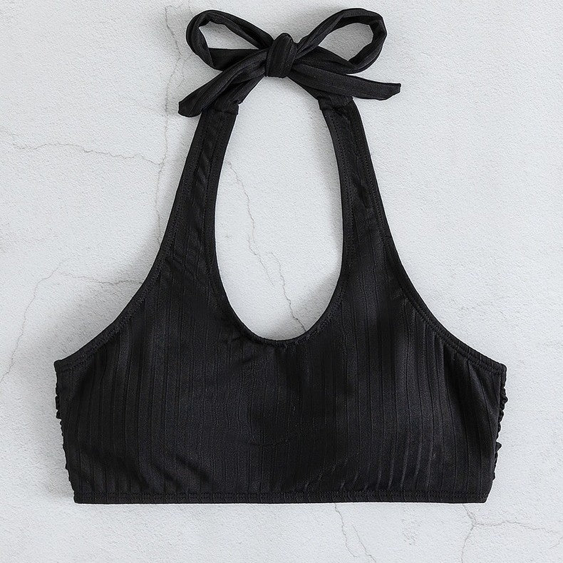 Dame Rib-Haltertop Stilla
