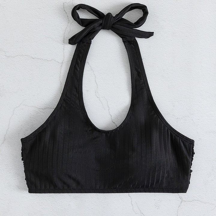 Dame Rib-Haltertop Stilla