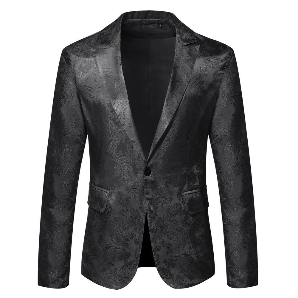 Herrer elegant Paisley-mønster blazer Stilla