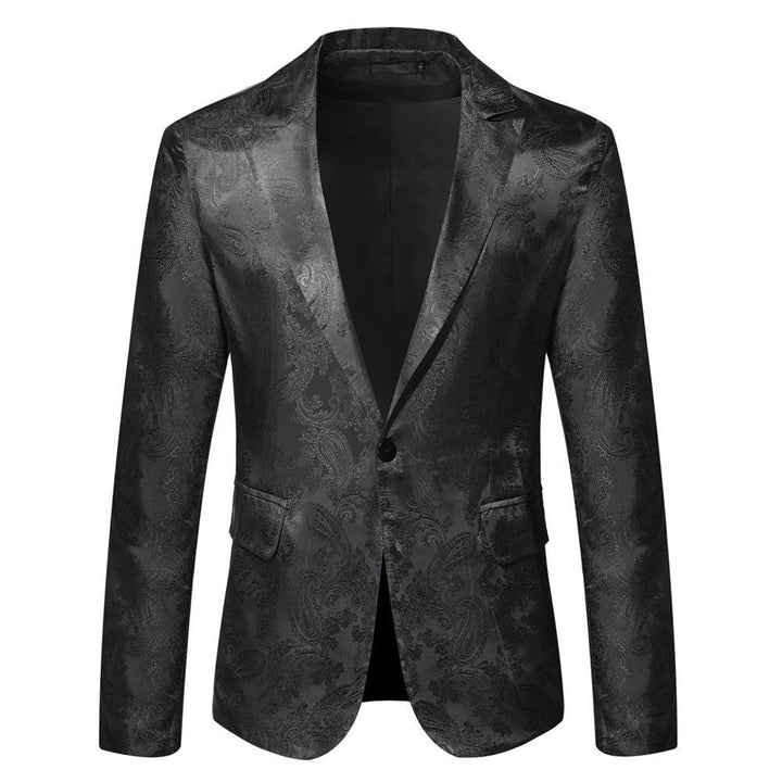 Herrer elegant Paisley-mønster blazer Stilla