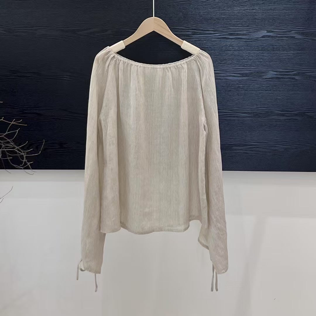 Damer Off-Shoulder klokkeærmer bluse Stilla