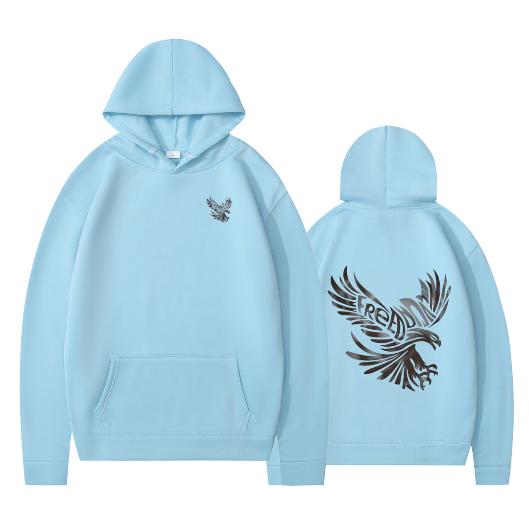 Dame hoodie med ikonisk ørnedesign og blød indvendig for Stilla