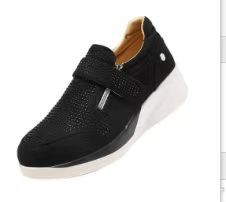 Dame Sneakers med elastisk rem og åndbart overmateriale Stilla